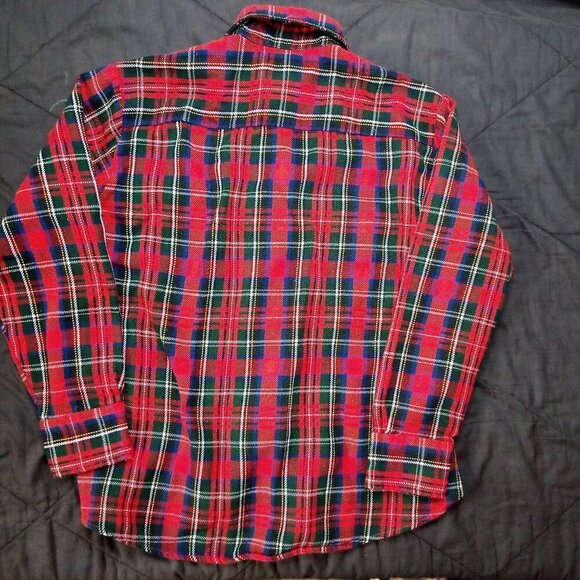 Vintage JC Penney Men's Shop Flannel Button Shirt - Picture 4 of 4